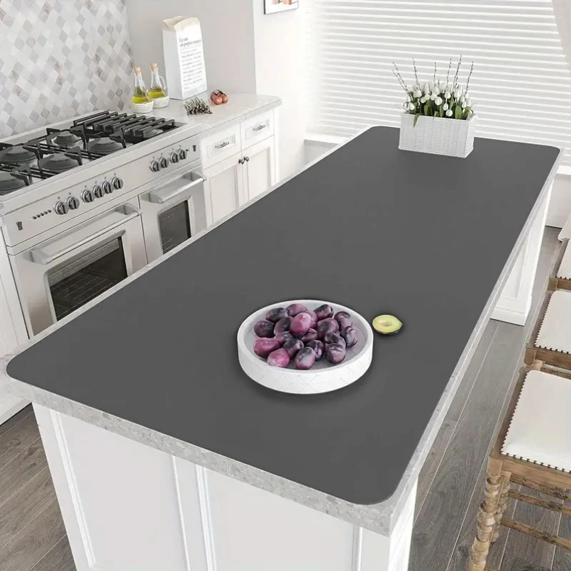 Commercial Kitchen Prep Table - Extra Large Silicone Table Mat Silicone
