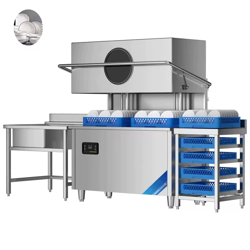 Commercial Kitchen Usa - Custom Fast Cycle Commercial Hood Dishwasher,