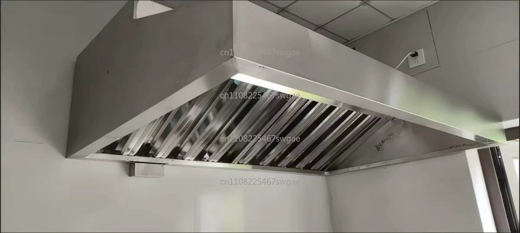 Commercial Exhaust Hood - Steel Kitchen Exhaust Hood High Power