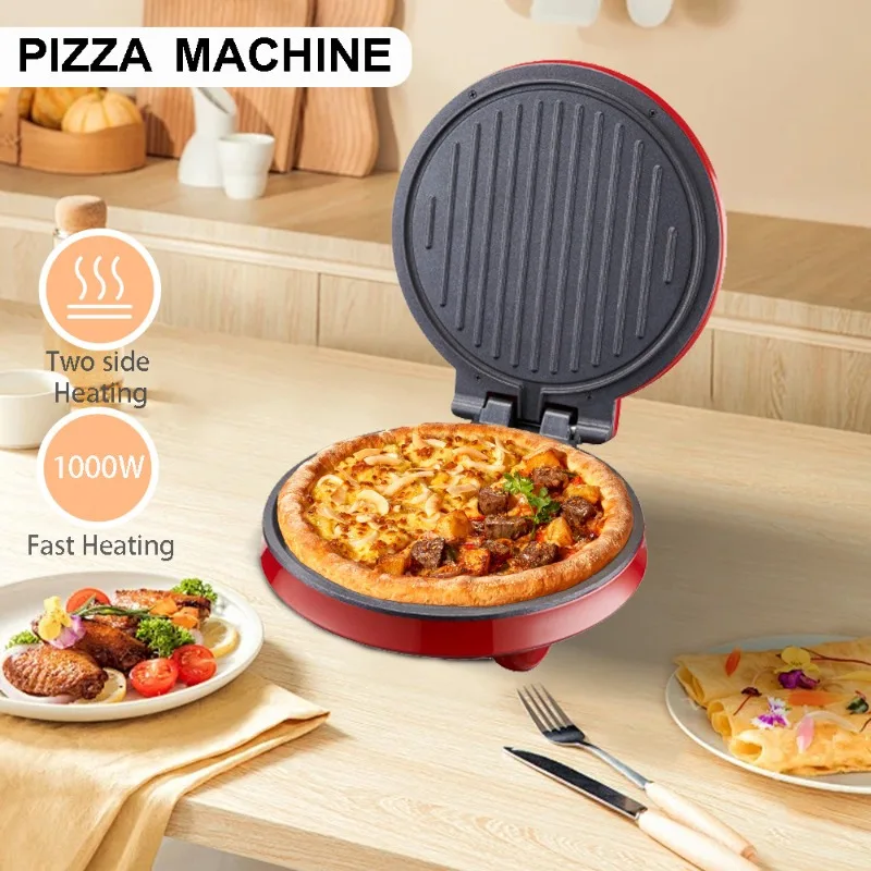 Sandwich Press Panini - 110V Electric Pizza Machine, Double-sided Heating