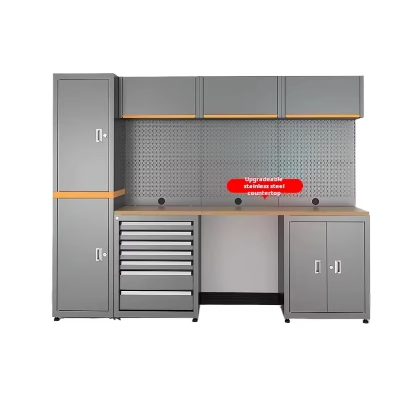 Commercial Kitchen Bench - Heavy-Duty Modular Workbench Tool Cabinet Cold