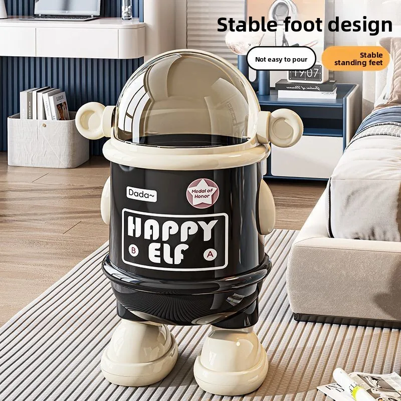 Commercial Kitchen Set - Cartoon household flip trash can, kitchen,