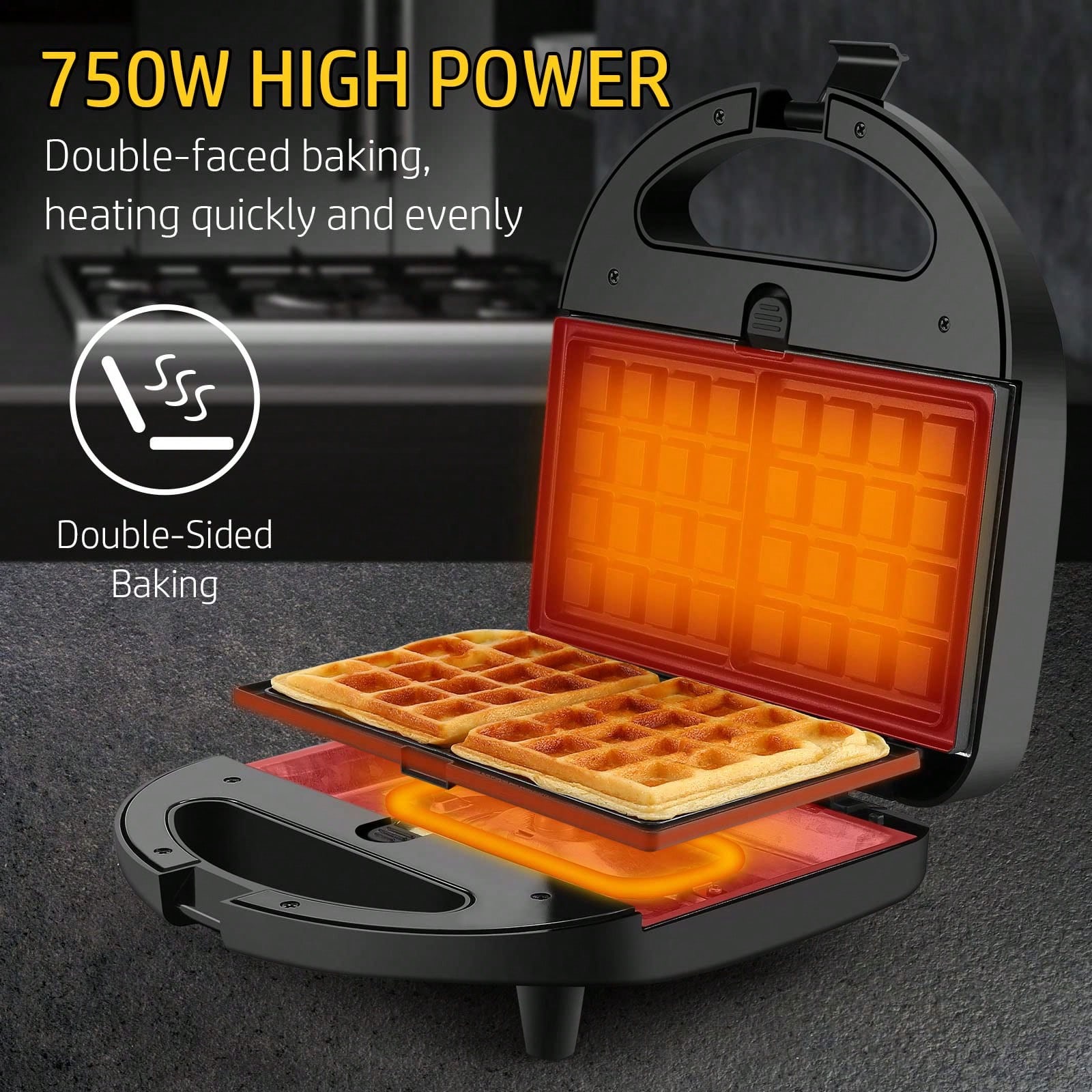 3-In-1 Sandwich Waffle Maker 7 - огляд і ціна Sandwich Press Panini