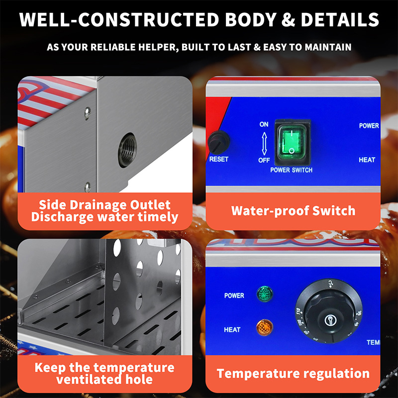 1.5KW Commercial stainless ste - огляд і ціна Commercial Steamer Cabinet
