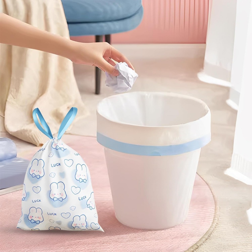 1 Pack 100 Pcs Cute Lucky Rabb - огляд і ціна Commercial Kitchen Trash Can