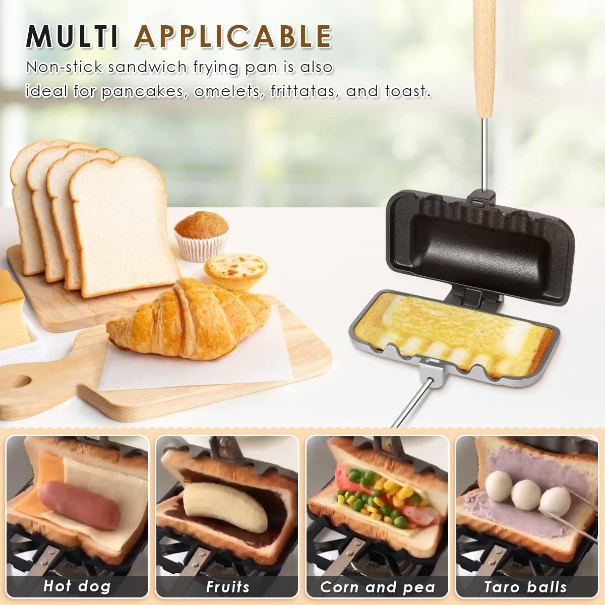 Hot Sandwich Maker, 4w1h Sandw - огляд і ціна Sandwich Press Panini