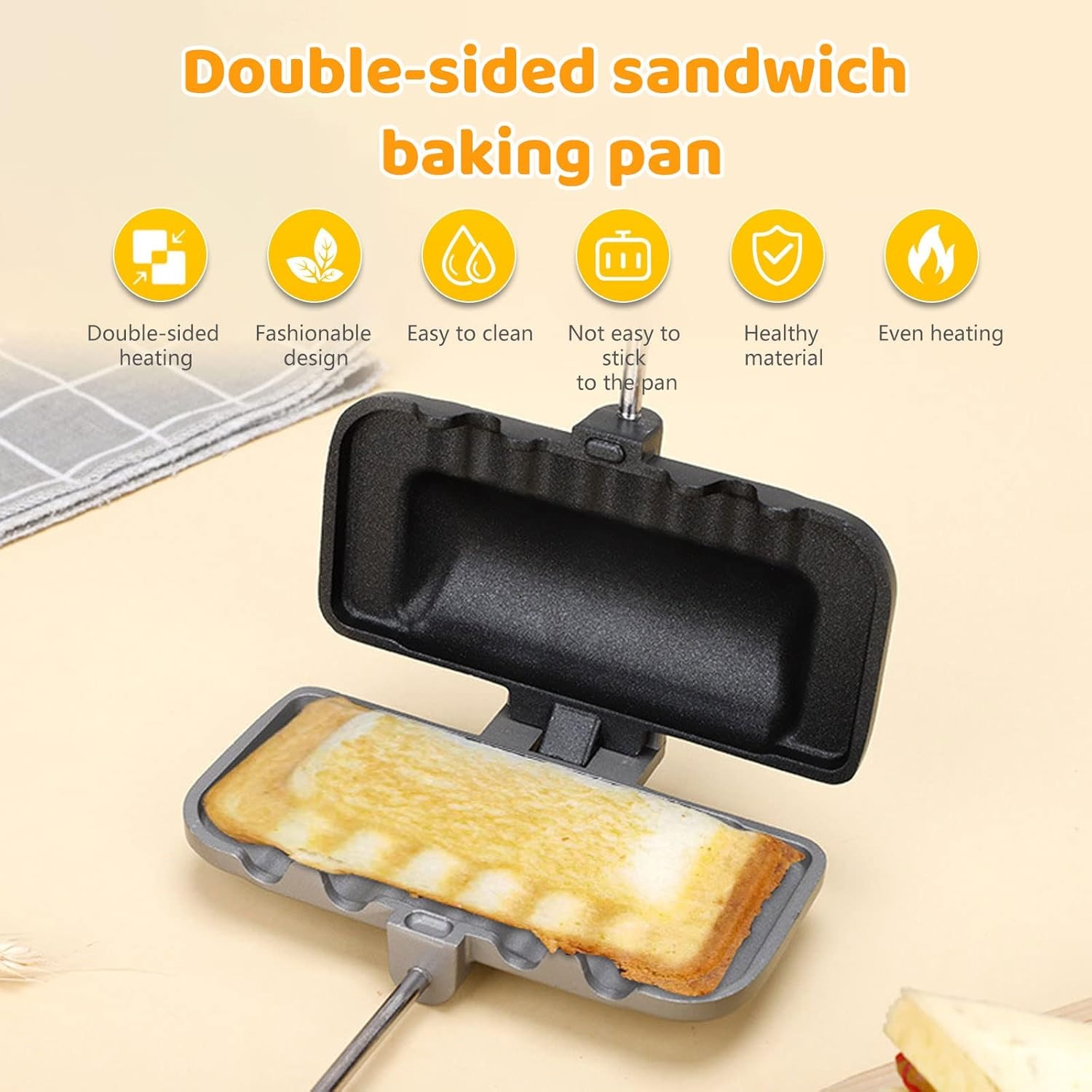 Hot Sandwich Maker, 4w1h Sandw - огляд і ціна Sandwich Press Panini
