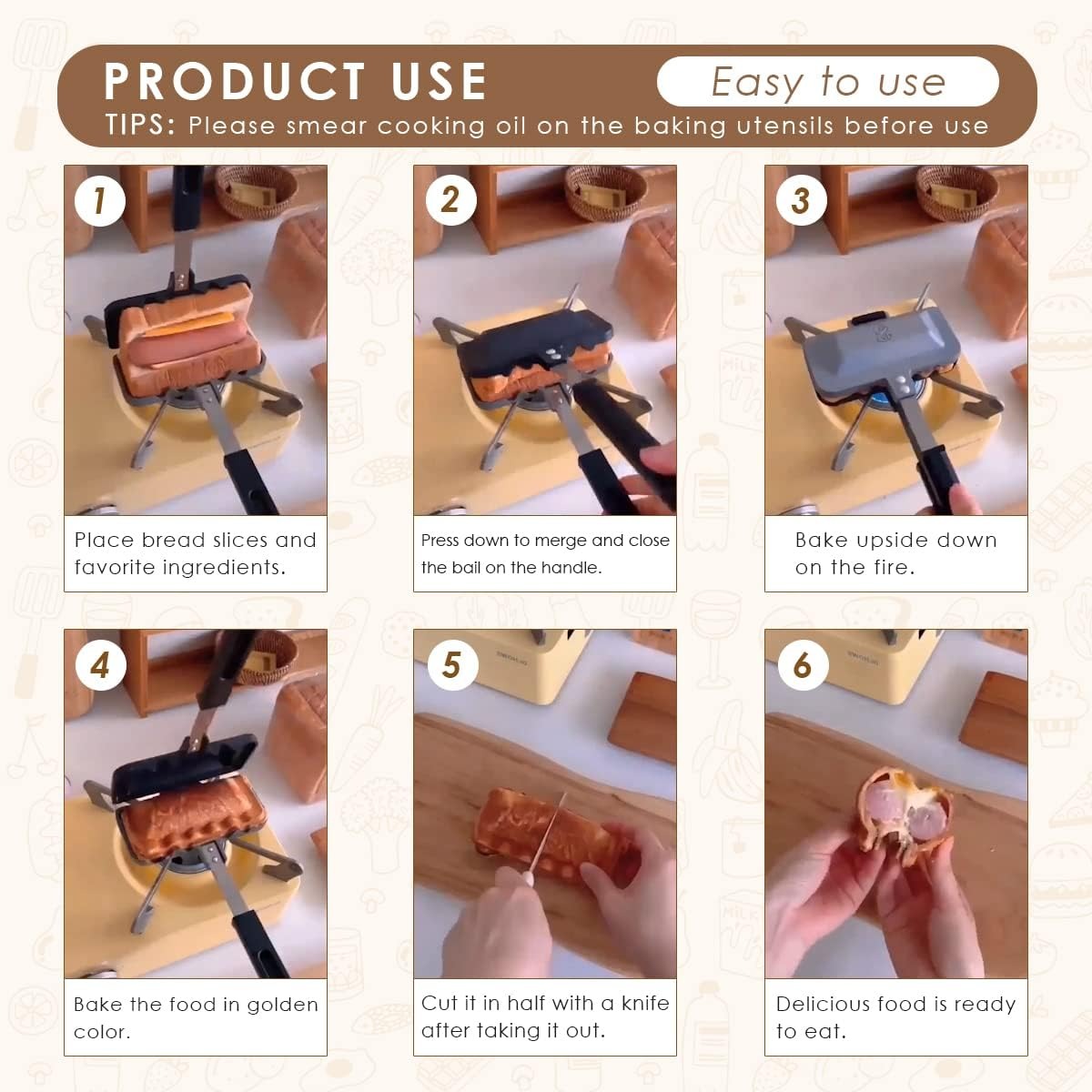 Hot Sandwich Maker, 4w1h Sandw - огляд і ціна Sandwich Press Panini