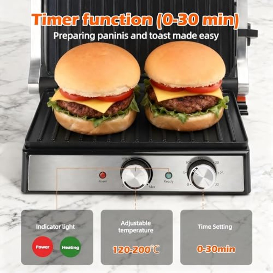 Panini Press Sandwich Maker wi - огляд і ціна Sandwich Press Panini