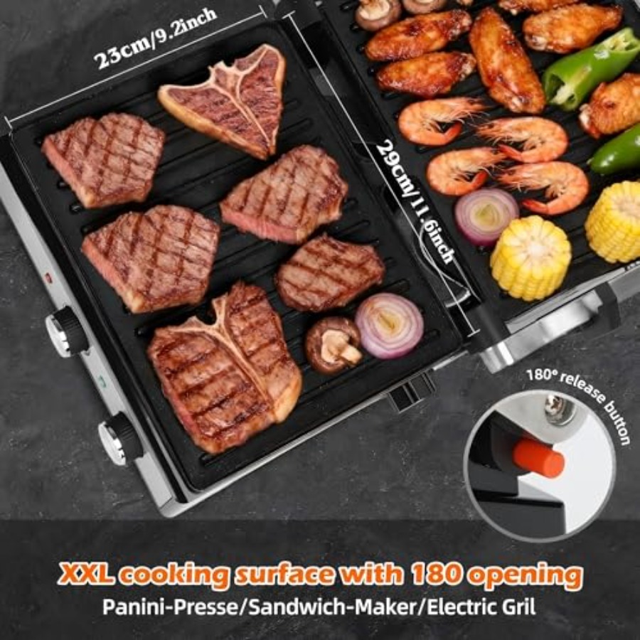 Panini Press Sandwich Maker wi - огляд і ціна Sandwich Press Panini