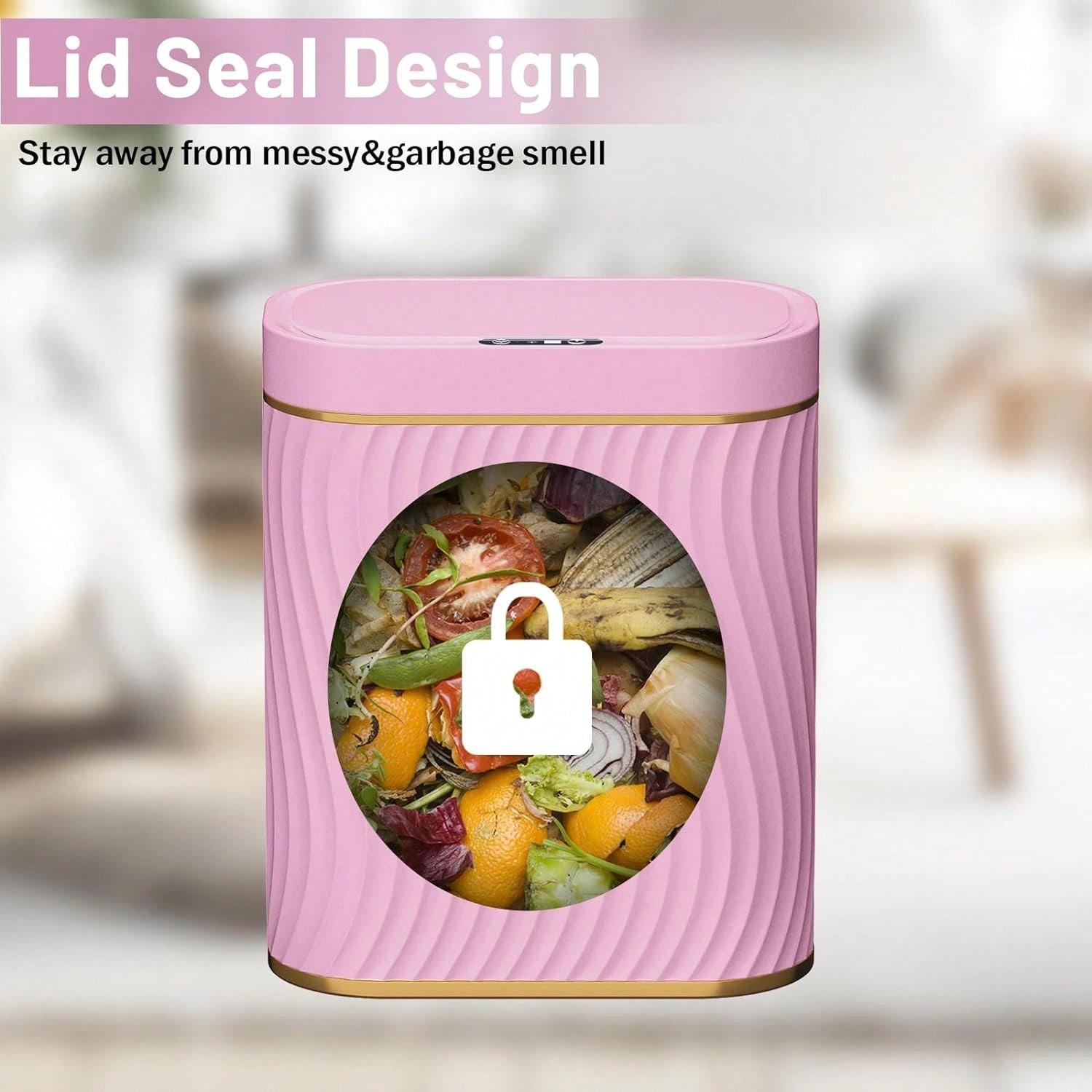 Smart Motion Sensor Trash Can, - огляд і ціна Commercial Kitchen Trash Can