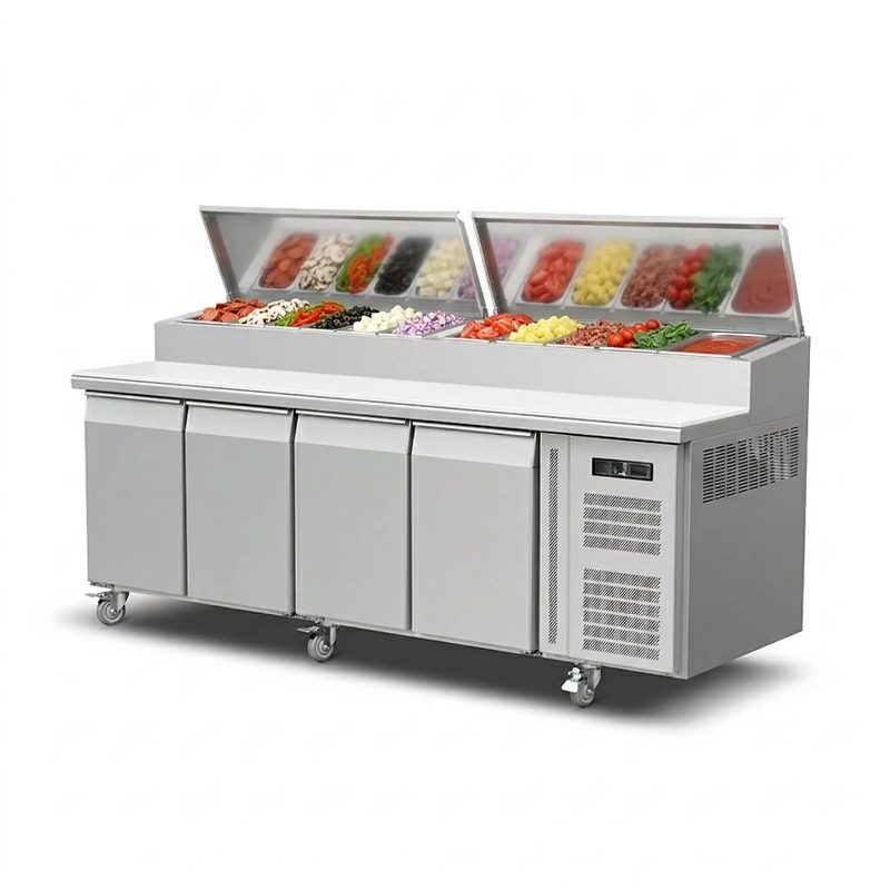 OEM Counter Fridge Sandwich Pr - огляд і ціна Commercial Kitchen Prep Table