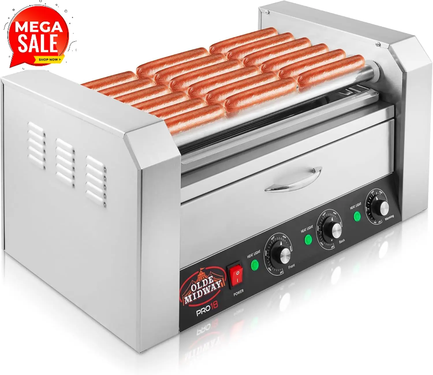 BestsellerElectric 18 Hot Dog  - огляд і ціна Hot Dog Roller Grill