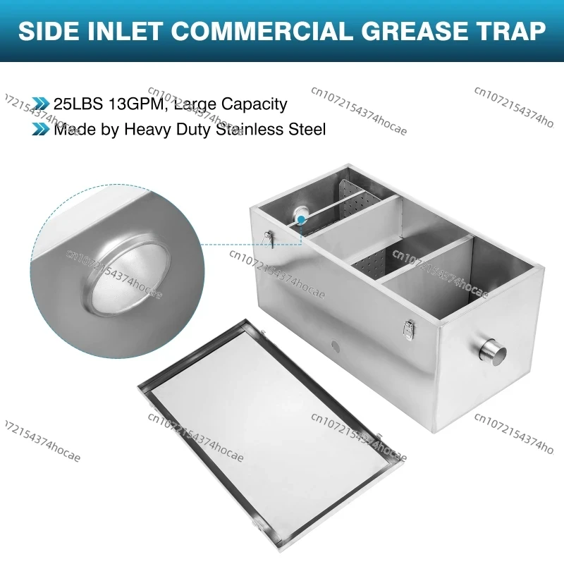 Household Commercial Stainless - огляд і ціна Commercial Kitchen Grease Interceptor