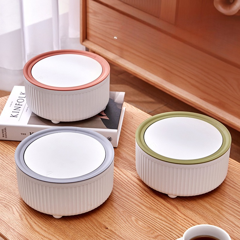 Round Trash Can With Lid, Whit - огляд і ціна Commercial Kitchen Trash Can