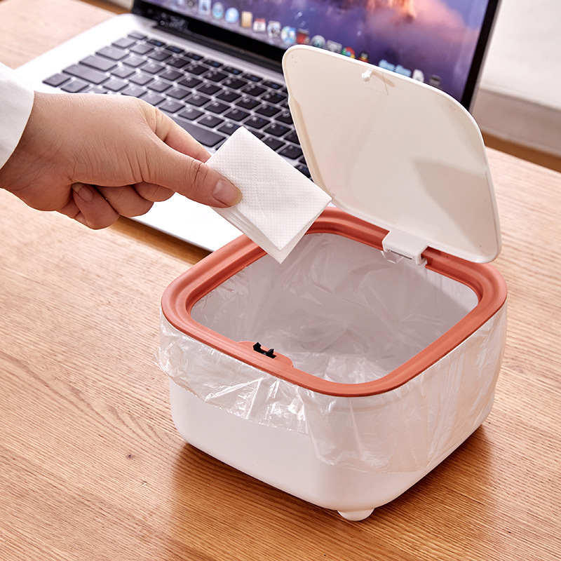Round Trash Can With Lid, Whit - огляд і ціна Commercial Kitchen Trash Can