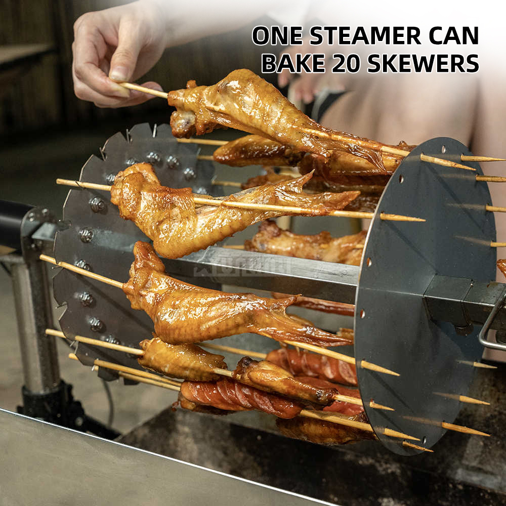 Electric Rotating Barbecue Gri - огляд і ціна Hot Dog Roller Grill