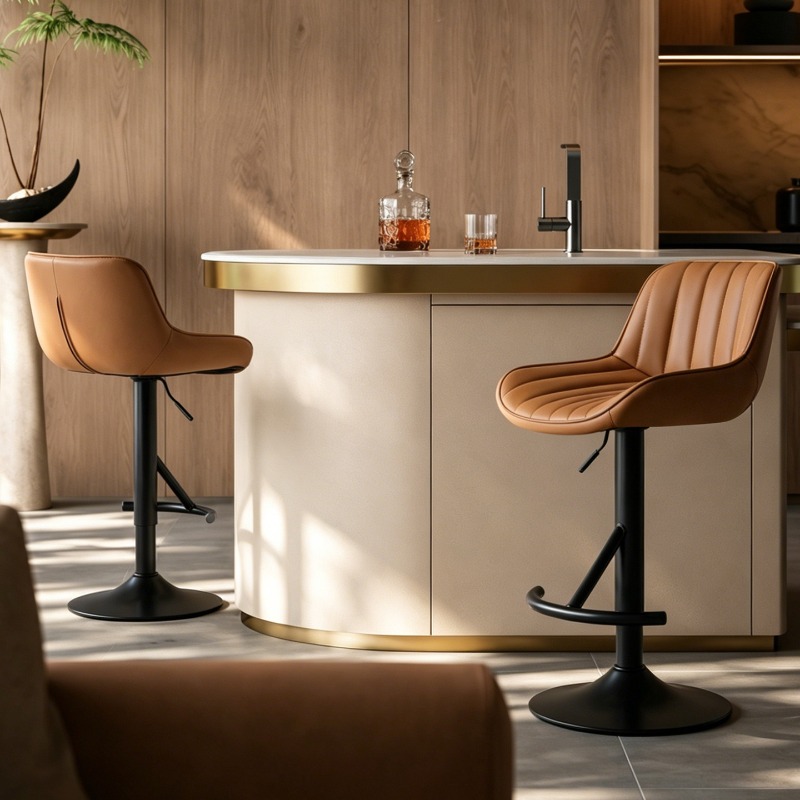 Wooden Elegant High Bar Chair  - огляд і ціна Commercial Kitchen Interior Design