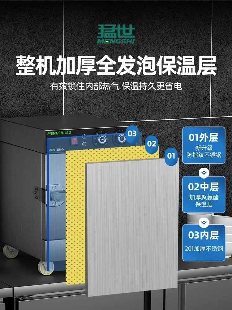 220V Stainless Steel Electric  - огляд і ціна Commercial Steamer Cabinet