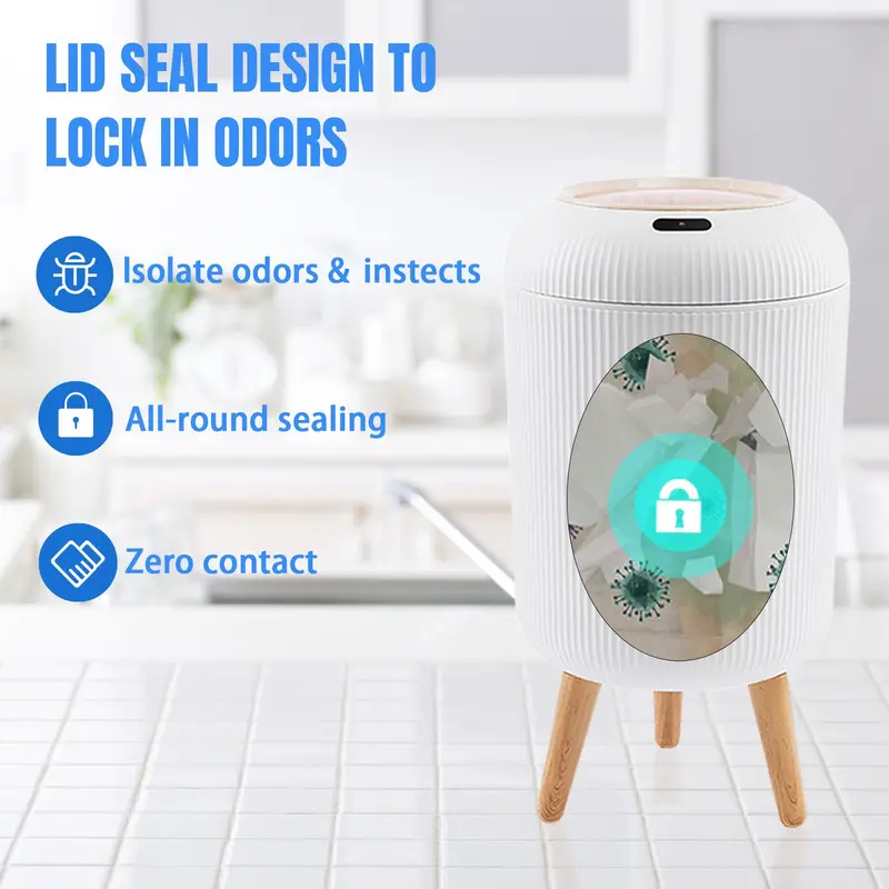 Motion Sensor Automatic Trash  - огляд і ціна Commercial Kitchen Trash Can