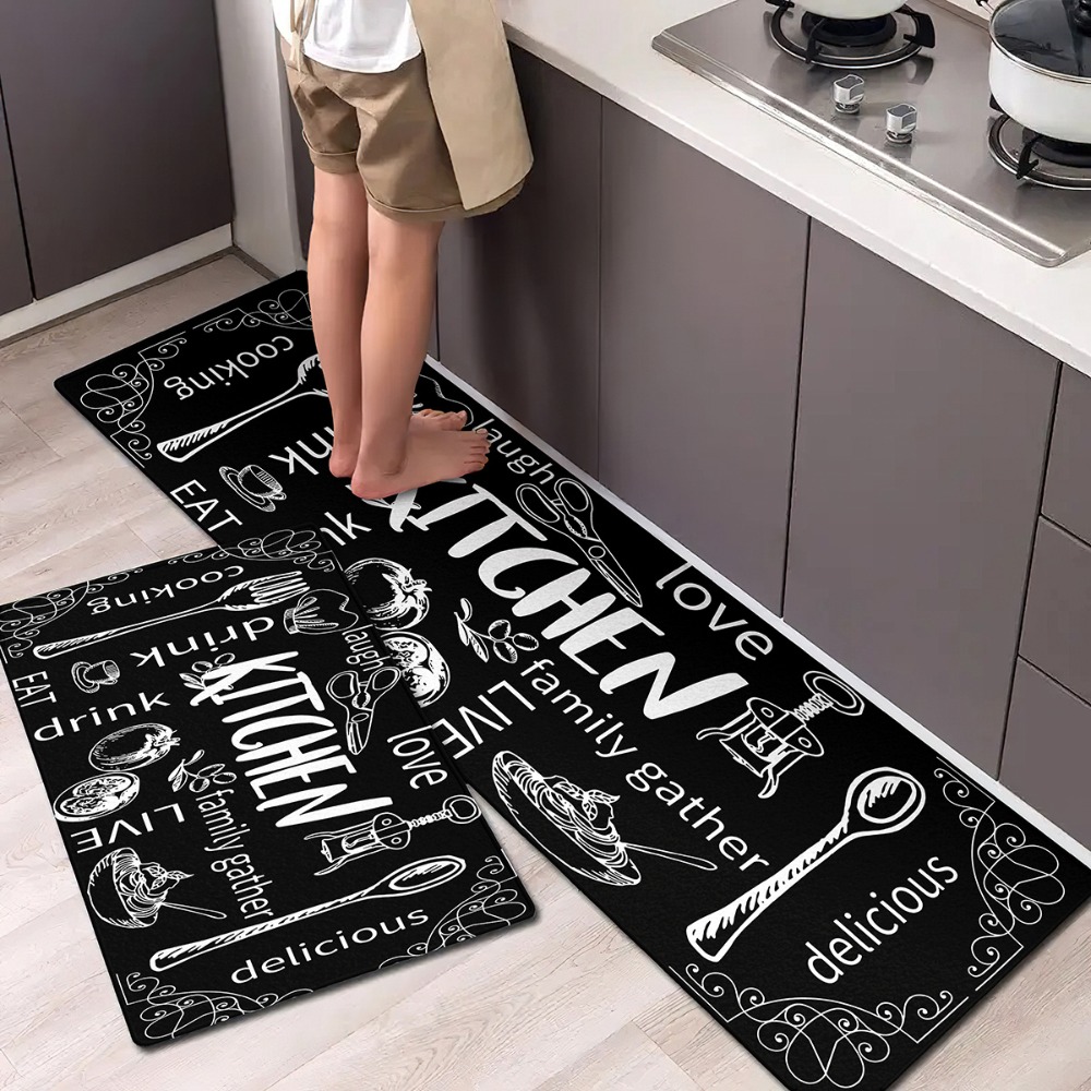 2PC Kitchen Life Quote Carpet  - огляд і ціна Commercial Kitchen Quotes