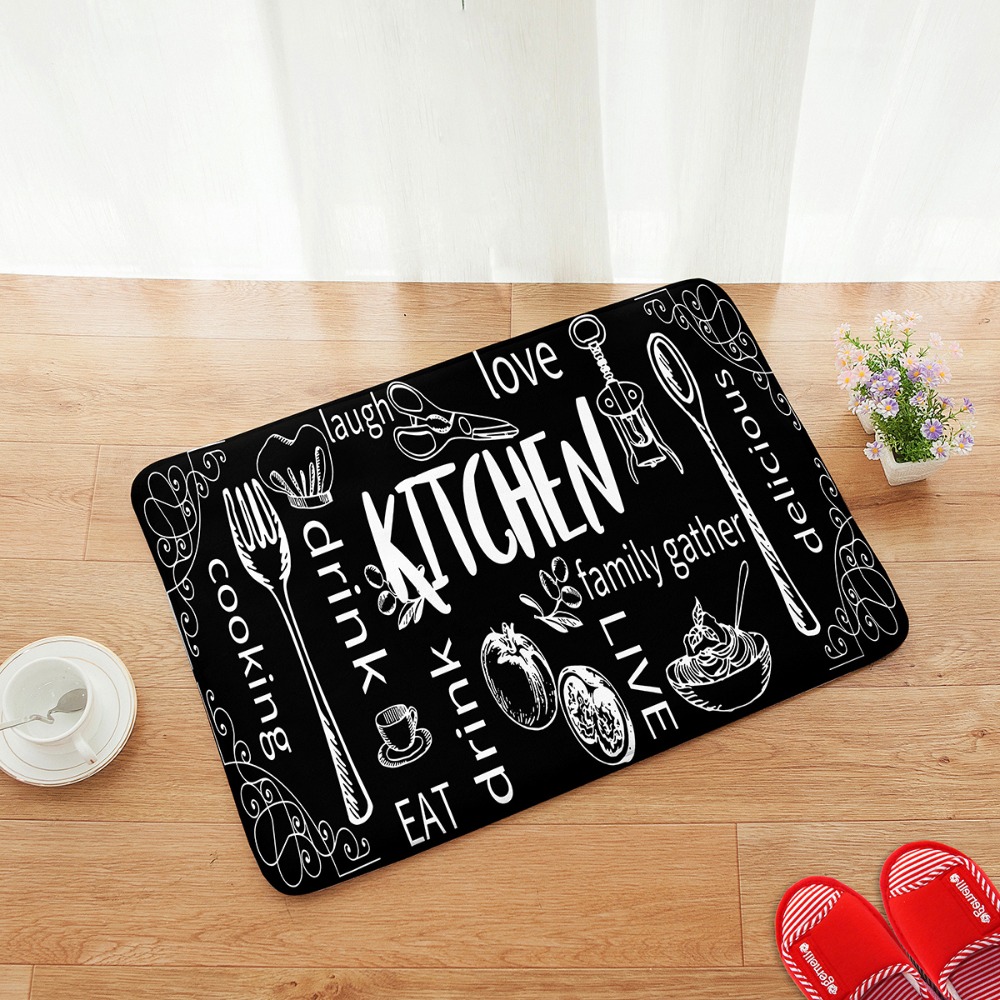 2PC Kitchen Life Quote Carpet  - огляд і ціна Commercial Kitchen Quotes