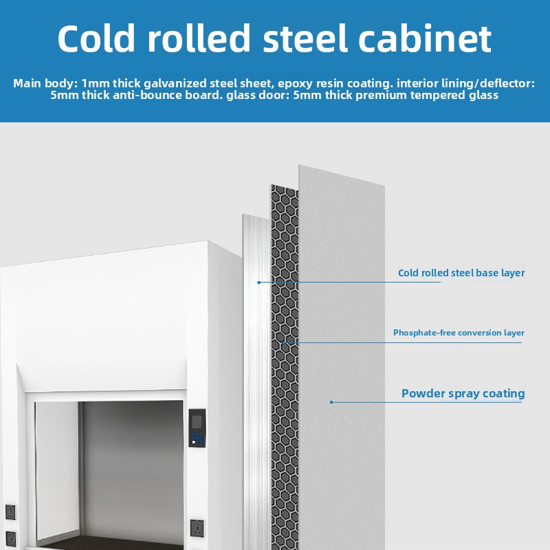 Steel Glass Edges Laboratory E - огляд і ціна Commercial Exhaust Hood
