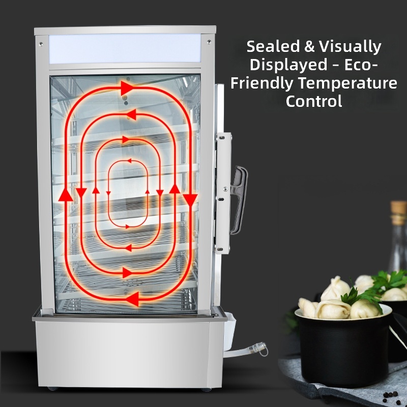 5-Tier Electric Dumpling Steam - огляд і ціна Commercial Steamer Cabinet