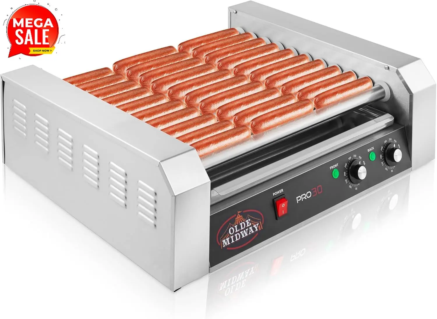 Electric 30 Hot Dog 11 Roller  - огляд і ціна Hot Dog Roller Grill