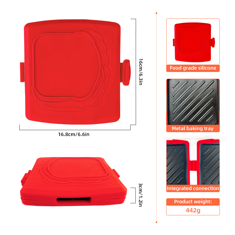 3-in-1 Microwave Sandwich Make - огляд і ціна Sandwich Press Panini