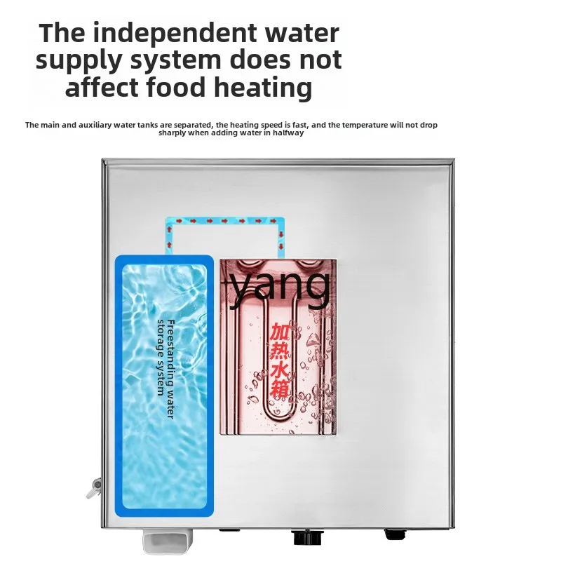 CX breakfast heating steam cab - огляд і ціна Commercial Steamer Cabinet