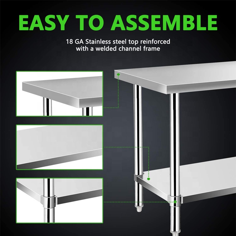 201/304 Adjustable Height Stai - огляд і ціна Commercial Kitchen Bench