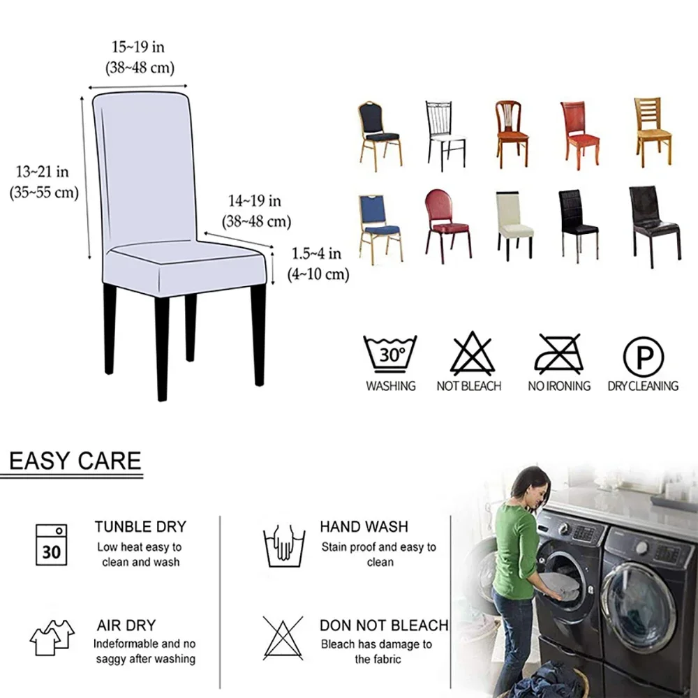 Elastic Chair Cover Plain Span - огляд і ціна Commercial Kitchen Bench