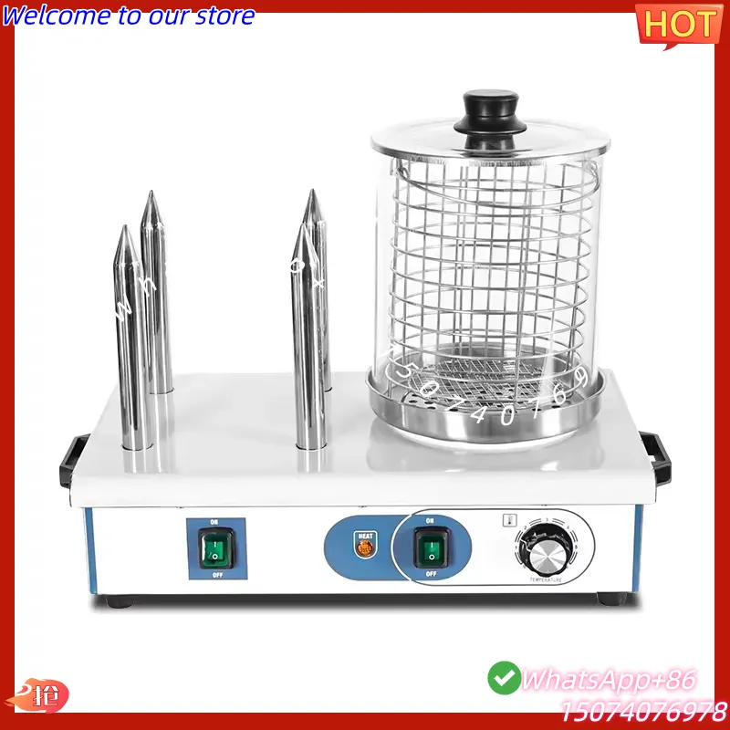 2026 Easy to Operate Steam-Typ - огляд і ціна Hot Dog Roller Grill