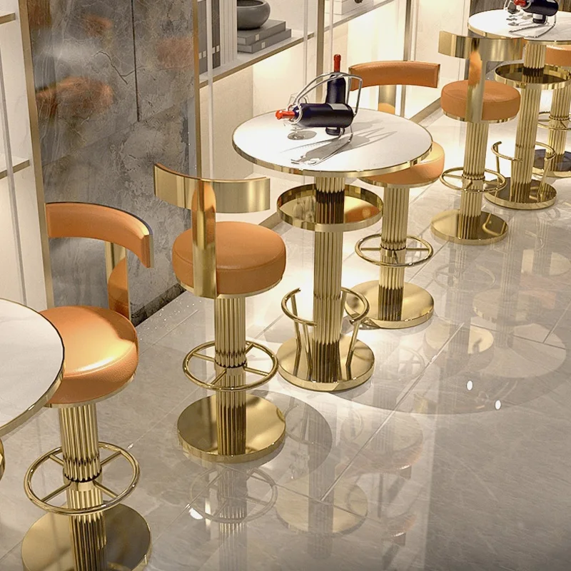 Luxury Marble Bar Table Set Wi - огляд і ціна Commercial Kitchen Set