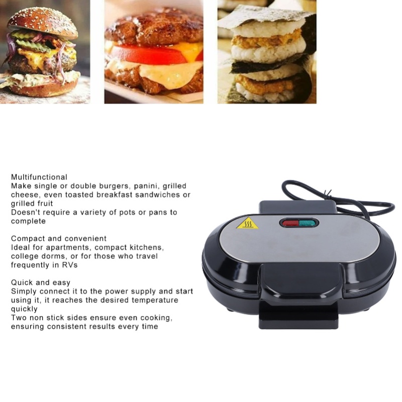 750W Electric Steak Grill, Ele - огляд і ціна Sandwich Press Panini