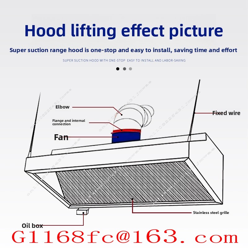 Stainless Steel Exhaust Hood f - огляд і ціна Commercial Exhaust Hood