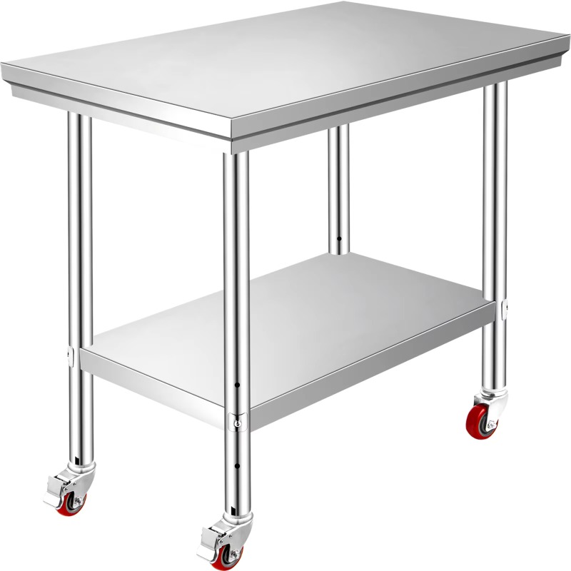 【Premium】SucceBuy Stainless St - огляд і ціна Commercial Kitchen Bench